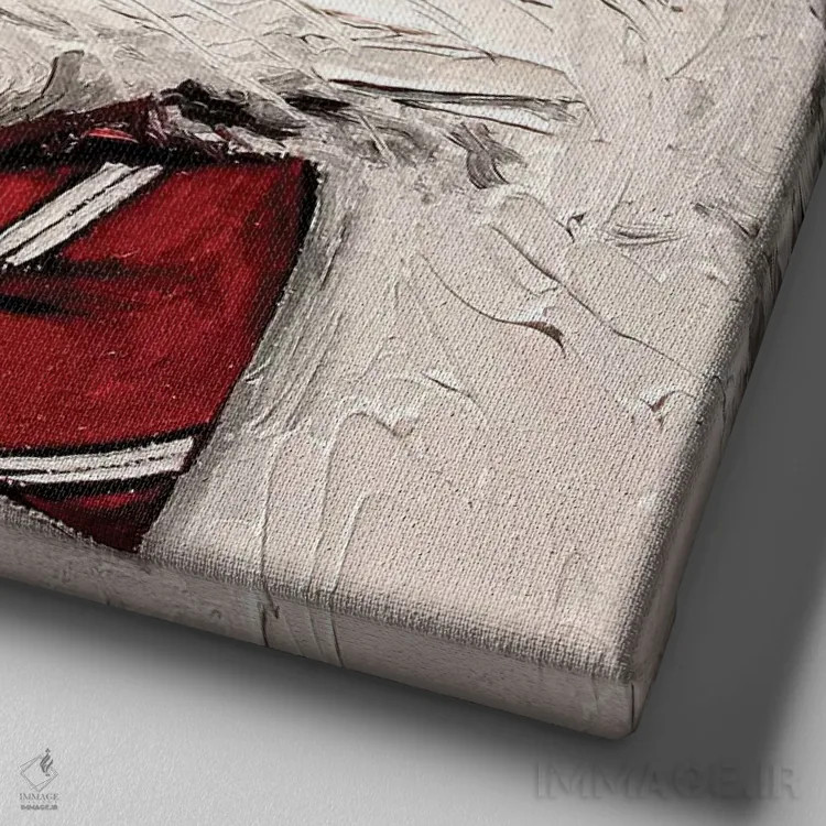 تابلو گربهٔ شیمیدان در اندیشهٔ علم کتنیپ (گیاه محبوب گربهها) اثر آجا تریر - نمای نزدیک بافت بوم