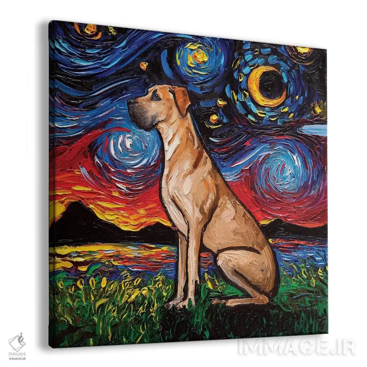 تابلو شب گریٹ باور برنزه (Fawn) اثر آجا تریر - نمای پرسپکتیو محصول