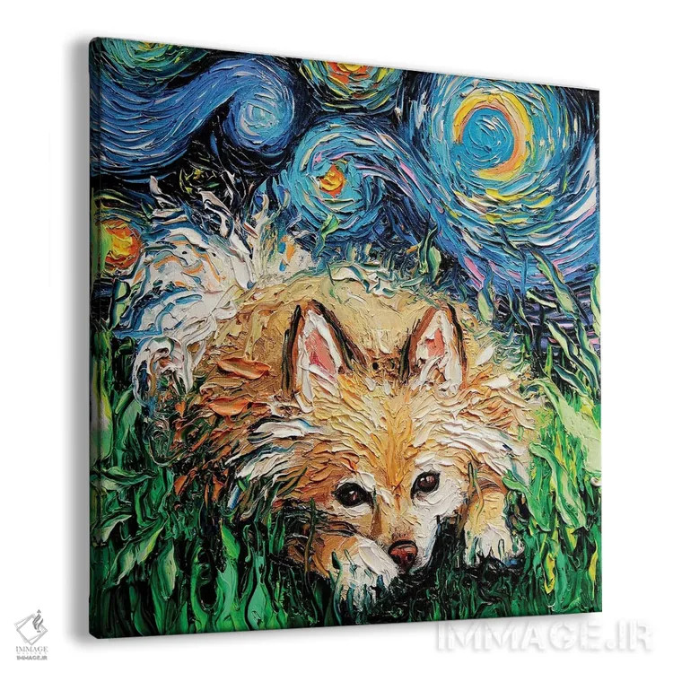 تابلو شب پامرانیان اثر آجا تریر - نمای پرسپکتیو محصول