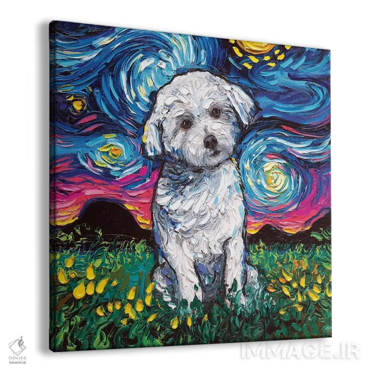 تابلو شب مالتیز اثر آجا تریر - نمای پرسپکتیو محصول