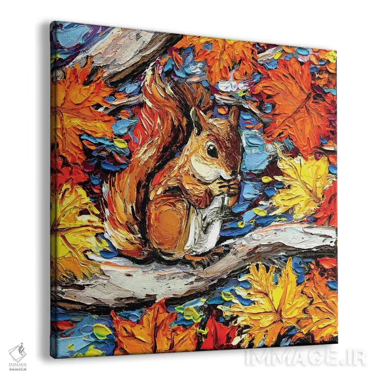 تابلو پنهانکاری سنجابوار (یا: انبار کردن مانند سنجاب) اثر آجا تریر - نمای پرسپکتیو محصول