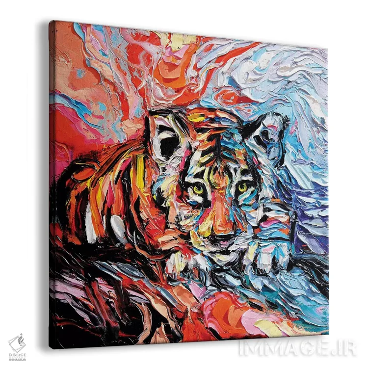 تابلو ندای طبیعت وحشی اثر آجا تریر - نمای پرسپکتیو محصول