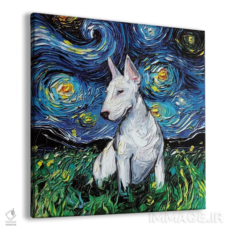 تابلو شب بول تریِر اثر آجا تریر - نمای پرسپکتیو محصول