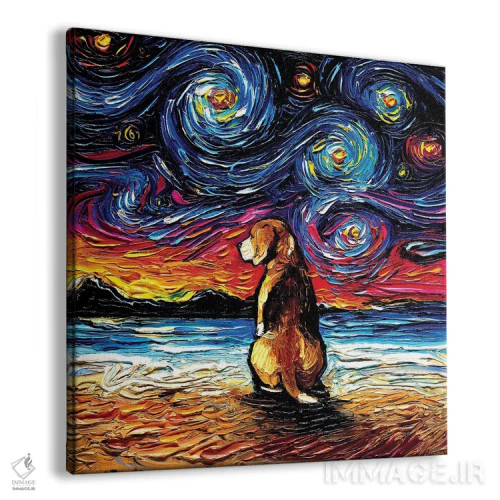 تابلو شب دوم بیگل اثر آجا تریر - نمای پرسپکتیو محصول