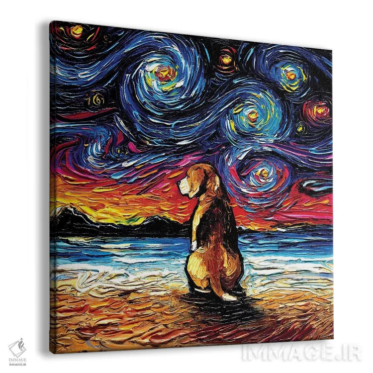 تابلو شب دوم بیگل اثر آجا تریر - نمای پرسپکتیو محصول