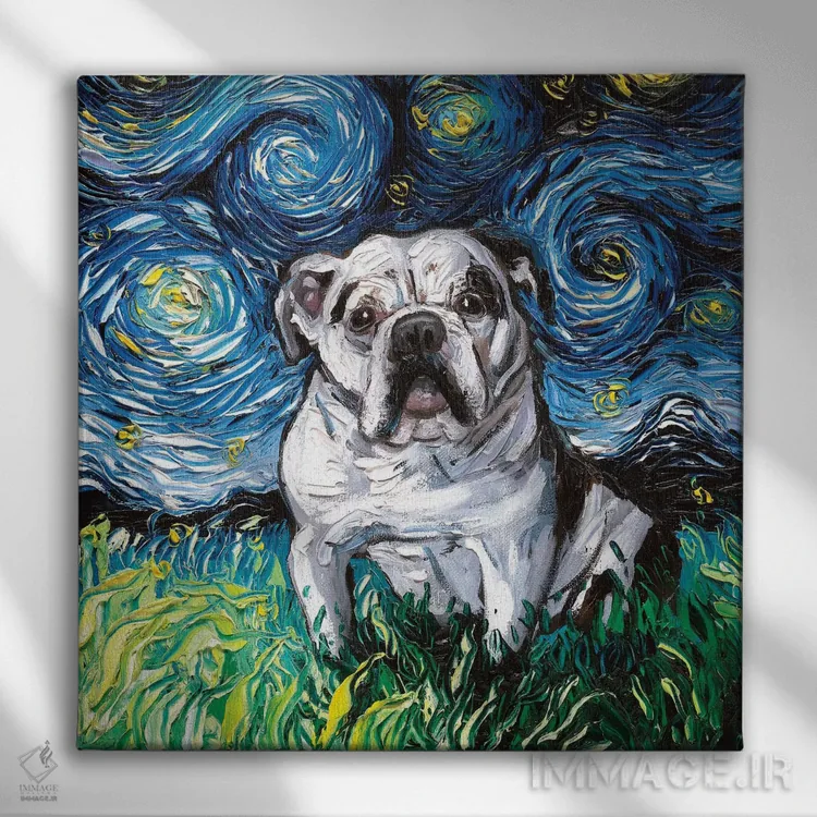 تابلو شب چارلی اثر آجا تریر - نمای روبهرو روی دیوار