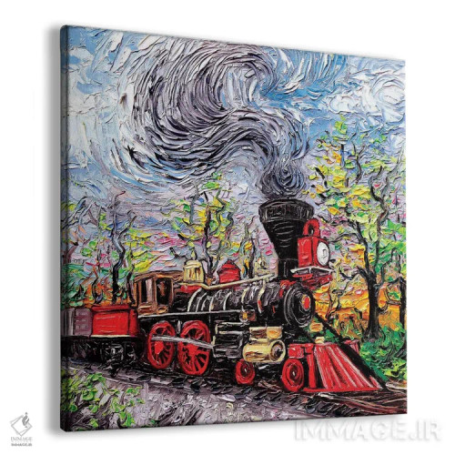 تابلو همه سوار شوید اثر آجا تریر - نمای پرسپکتیو محصول