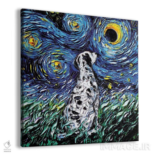 تابلو شب دالمیشن اثر آجا تریر - نمای پرسپکتیو محصول