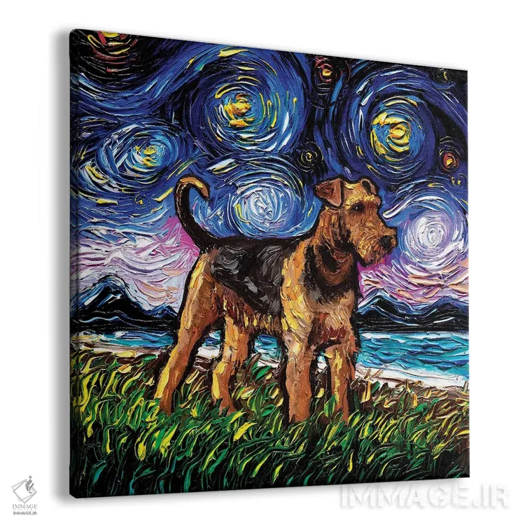 تابلو شب ایردیل تریِر اثر آجا تریر - نمای پرسپکتیو محصول