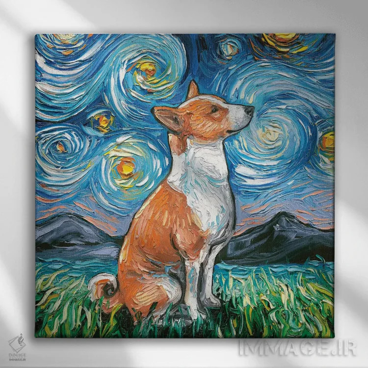 تابلو شب باسنجی اثر آجا تریر - نمای روبهرو روی دیوار