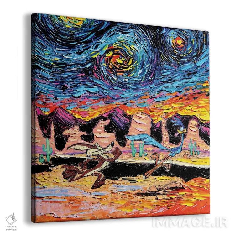 تابلو ونگوگ هرگز رودرانر را نگرفت (انیمیشن) اثر آجا تریر - نمای پرسپکتیو محصول