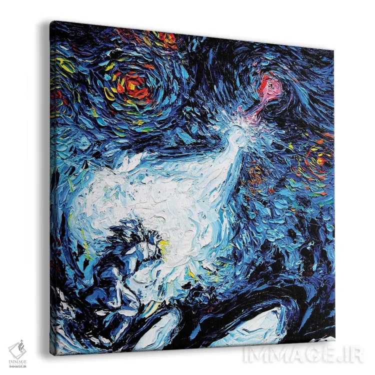 تابلو ونگوگ هرگز به سطح قدرت ۹۰۰۰ نرسید (فرهنگ پاپ) اثر آجا تریر - نمای پرسپکتیو محصول
