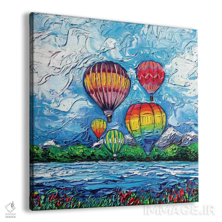 تابلو بر فراز آسمان اثر آجا تریر - نمای پرسپکتیو محصول