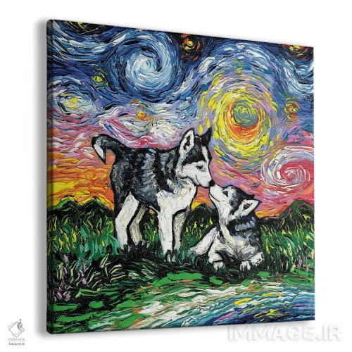 تابلو این عشق اثر آجا تریر - نمای پرسپکتیو محصول