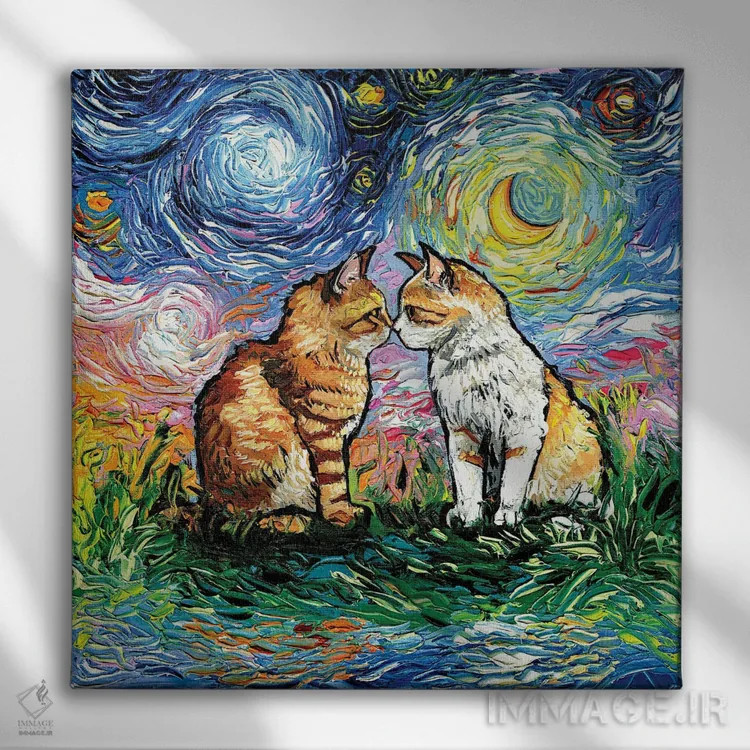 تابلو عزیز داشتهشده اثر آجا تریر - نمای روبهرو روی دیوار