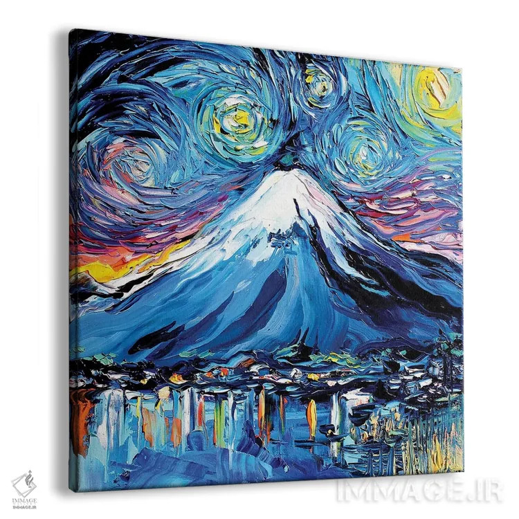 تابلو ونگوگ هرگز فوجی را ندید اثر آجا تریر - نمای پرسپکتیو محصول