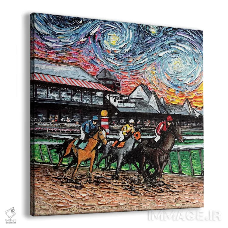 تابلو ونگوگ هرگز ساراتوگا را ندید اثر آجا تریر - نمای پرسپکتیو محصول