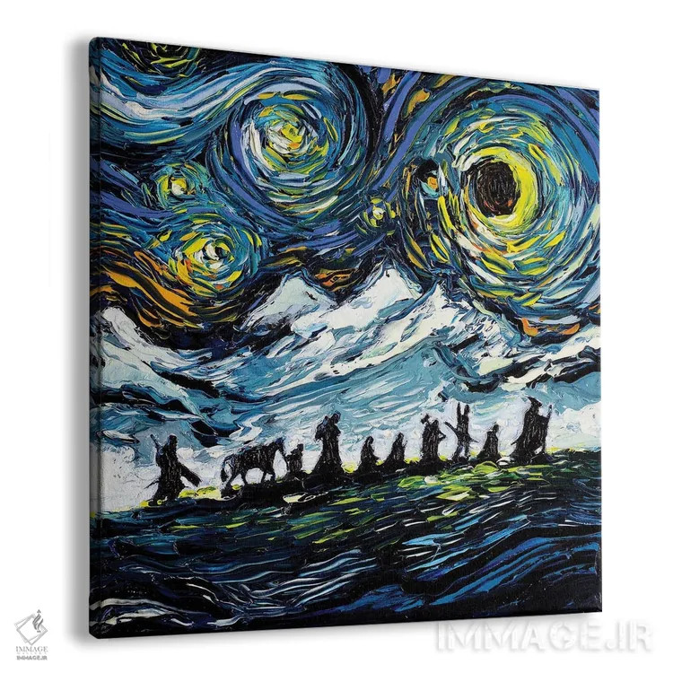 تابلو ونگوگ هرگز یاران حلقه را ندید اثر آجا تریر - نمای پرسپکتیو محصول