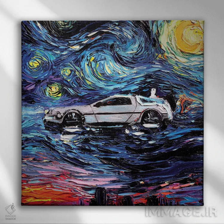 تابلو ونگوگ هرگز آینده را ندید اثر آجا تریر - نمای روبهرو روی دیوار