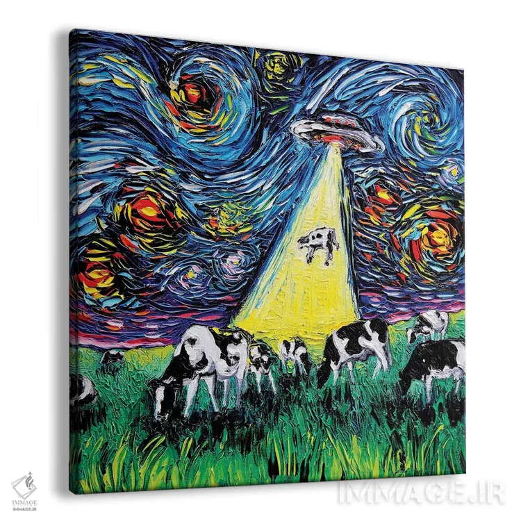 تابلو ونگوگ هرگز ربوده نشد اثر آجا تریر - نمای پرسپکتیو محصول