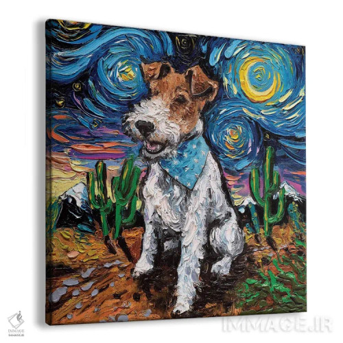 تابلو شب وایر فاکس تریر اثر آجا تریر - نمای پرسپکتیو محصول