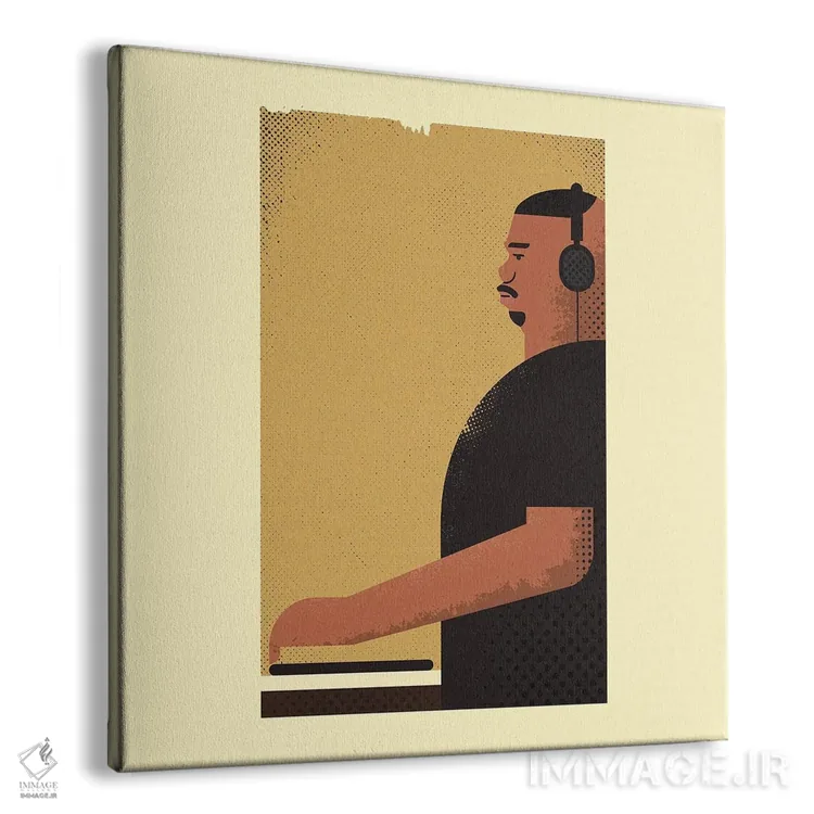 تابلو دستگاه دیجی اسکرو (صفحهگردان) اثر امر کاریچ - نمای پرسپکتیو محصول