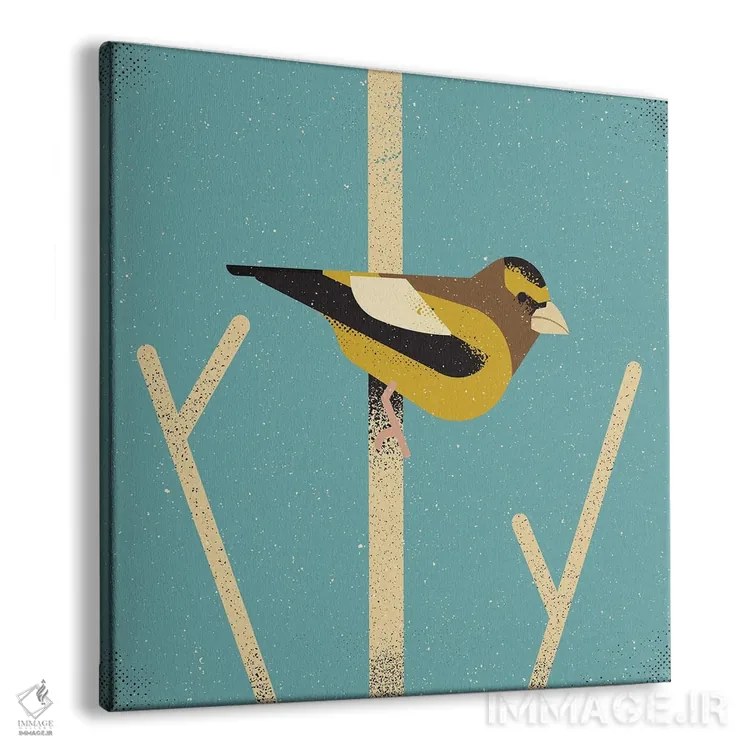 تابلو سهره شبانگاهی (پرنده) اثر امر کاریچ - نمای پرسپکتیو محصول