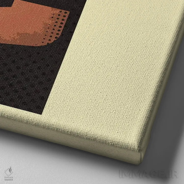 تابلو دستگاه دیجی اسکرو (صفحهگردان) اثر امر کاریچ - نمای نزدیک بافت بوم