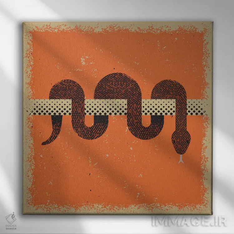 تابلو مار اثر امر کاریچ - نمای روبهرو روی دیوار