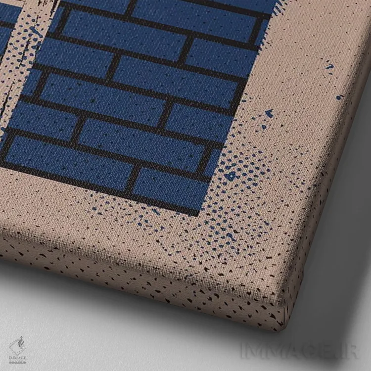 تابلو ناس ایلمتیک (آلبوم موسیقی رپ) اثر امر کاریچ - نمای نزدیک بافت بوم