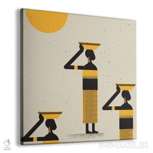 تابلو آفریقا (قاره) اثر امر کاریچ - نمای پرسپکتیو محصول