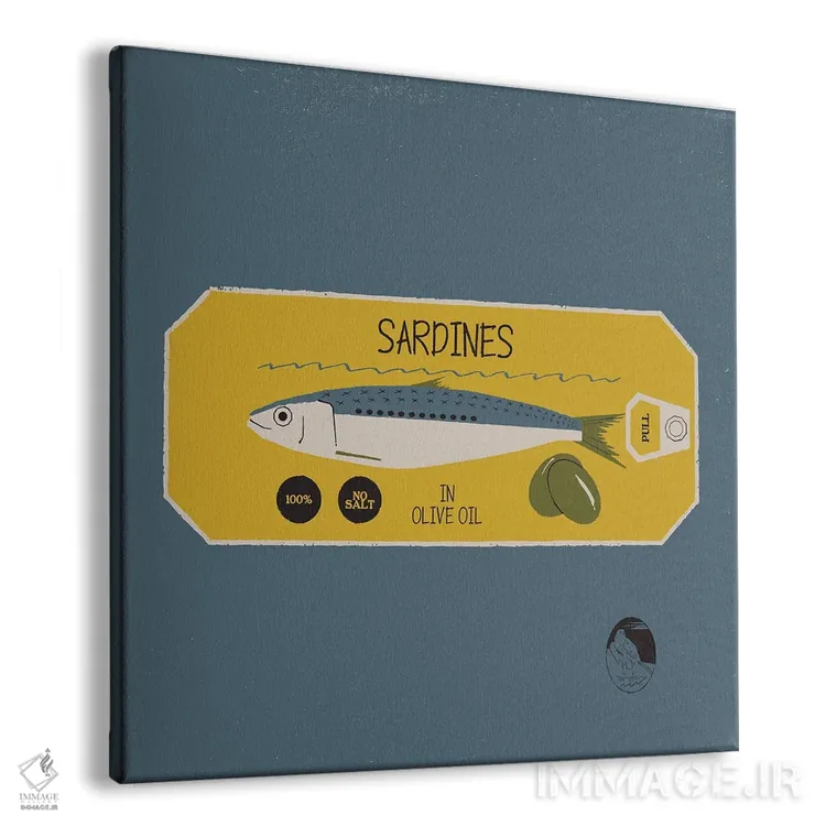 تابلو سارباورها (ماهی) اثر امر کاریچ - نمای پرسپکتیو محصول