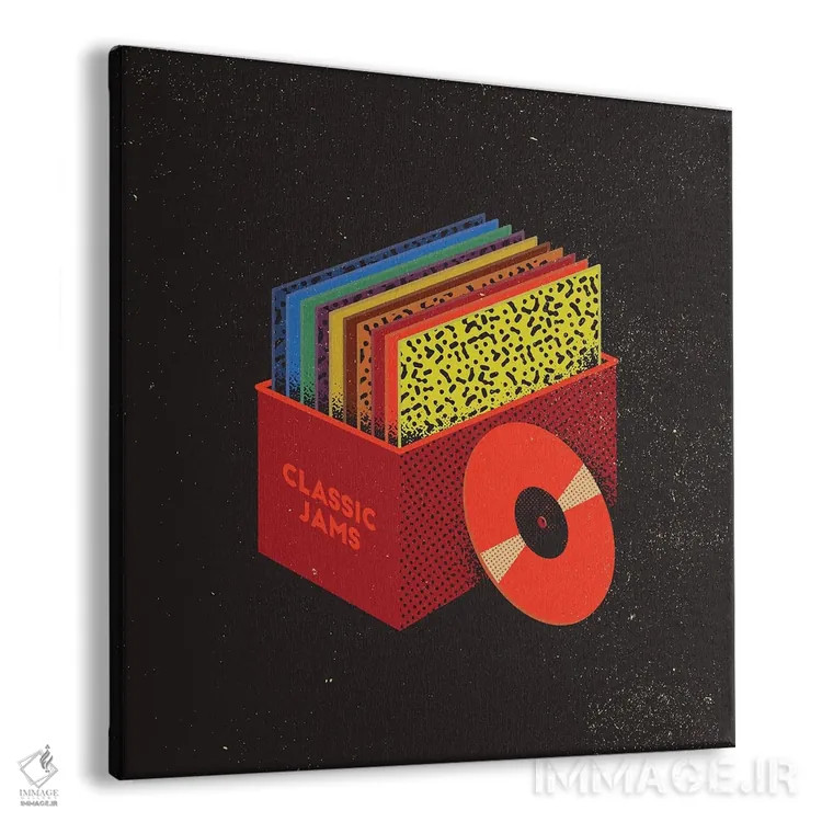 تابلو ترانههای کلاسیک (موسیقی) اثر امر کاریچ - نمای پرسپکتیو محصول