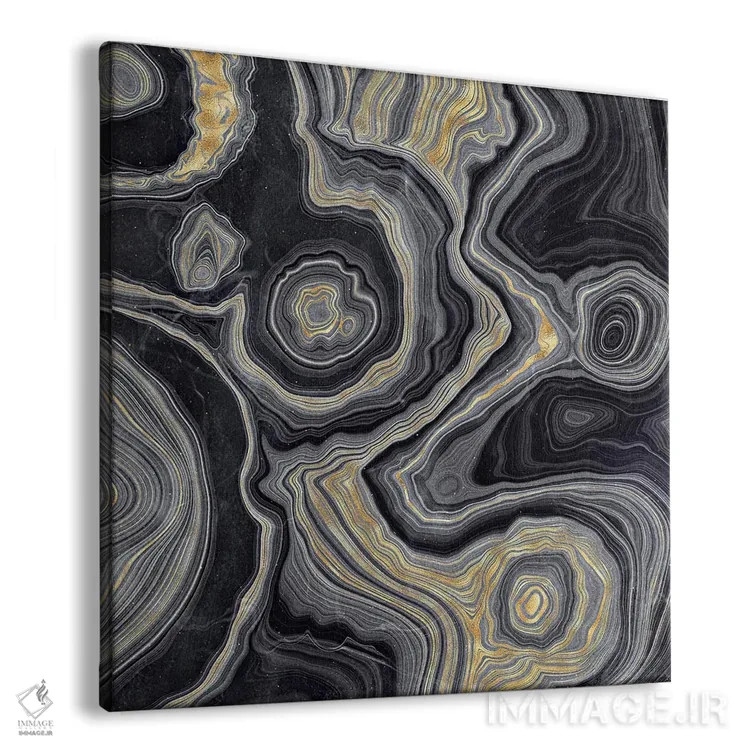 تابلو بافت عقیق شماره ۵ اثر آلوک دیزاین - نمای پرسپکتیو محصول