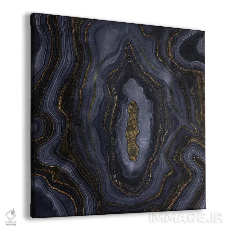 تابلو بافت عقیق شماره ۹ اثر آلوک دیزاین - نمای پرسپکتیو محصول