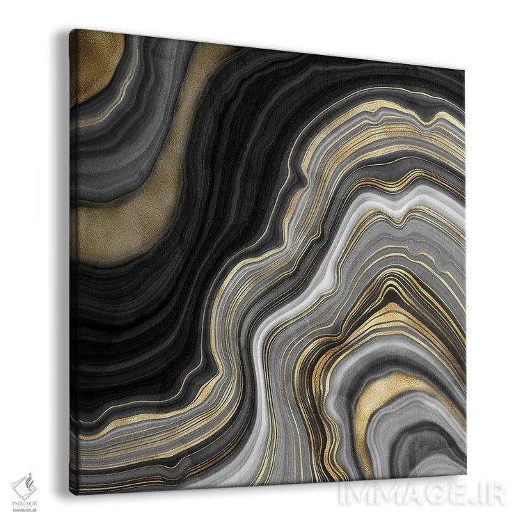 تابلو بافت عقیق شماره ۱۰ اثر آلوک دیزاین - نمای پرسپکتیو محصول