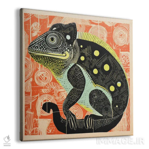 تابلو آفتابپرست سبز اثر آلوک دیزاین - نمای پرسپکتیو محصول