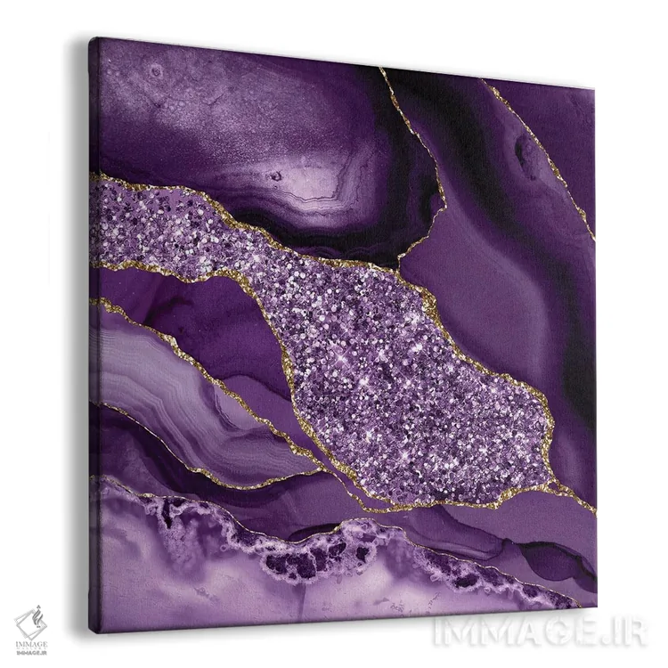 تابلو بافت دریایی اکات درخشان III اثر آلوک دیزاین - نمای پرسپکتیو محصول