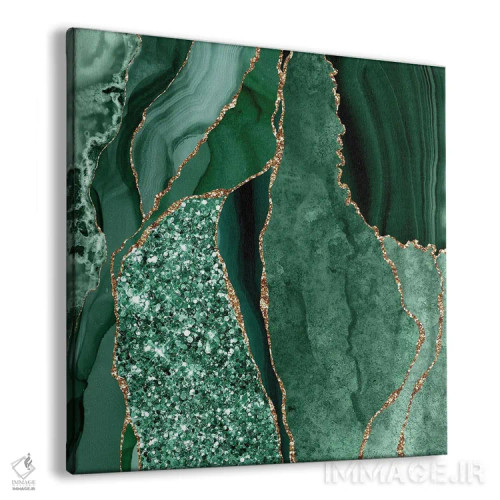 تابلو بافت دریایی اکات درخشان XIV اثر آلوک دیزاین - نمای پرسپکتیو محصول