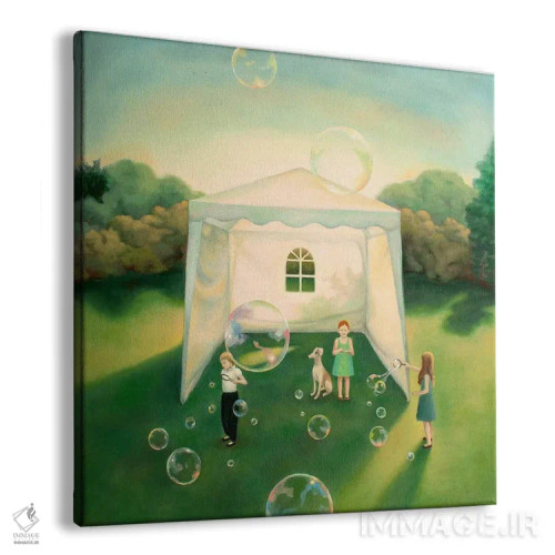 تابلو روزهای مهآلود اثر آنتوانت کلی - نمای پرسپکتیو محصول