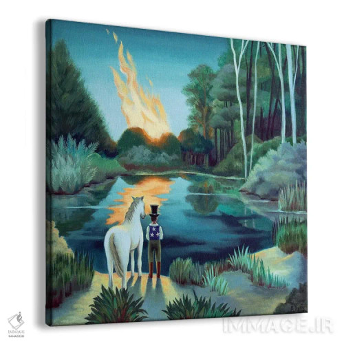 تابلو اکنون منتظریم اثر آنتوانت کلی - نمای پرسپکتیو محصول