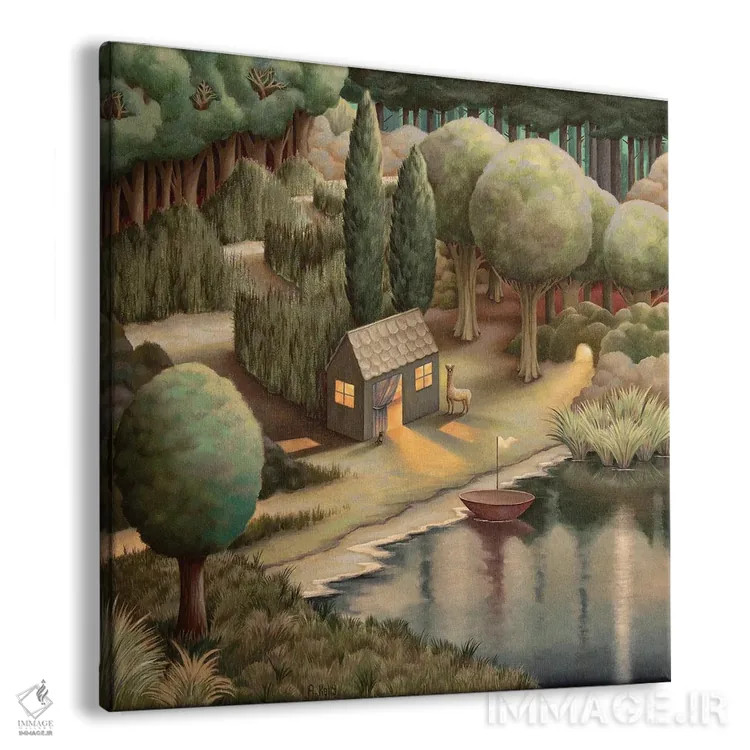 تابلو خلیج ماه ستاره اثر آنتوانت کلی - نمای پرسپکتیو محصول