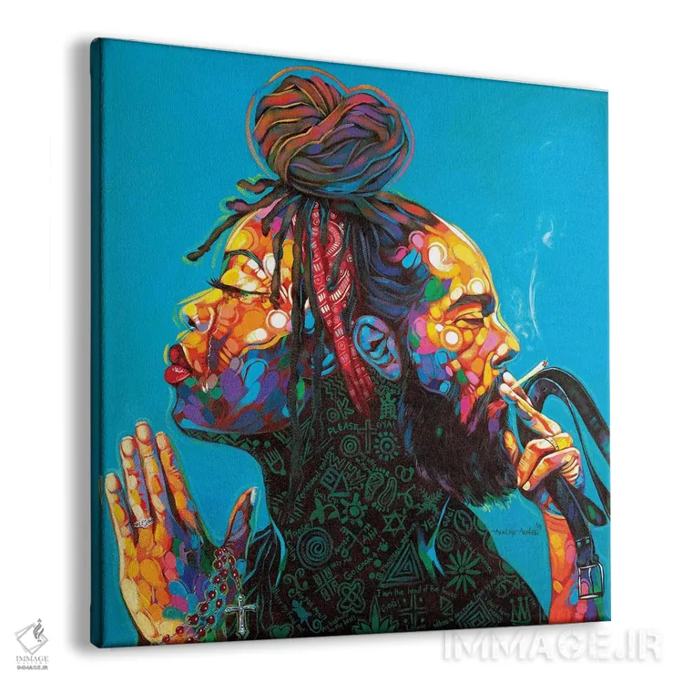 تابلو ناهمگون اثر آکینتایو آکینتوبی - نمای پرسپکتیو محصول