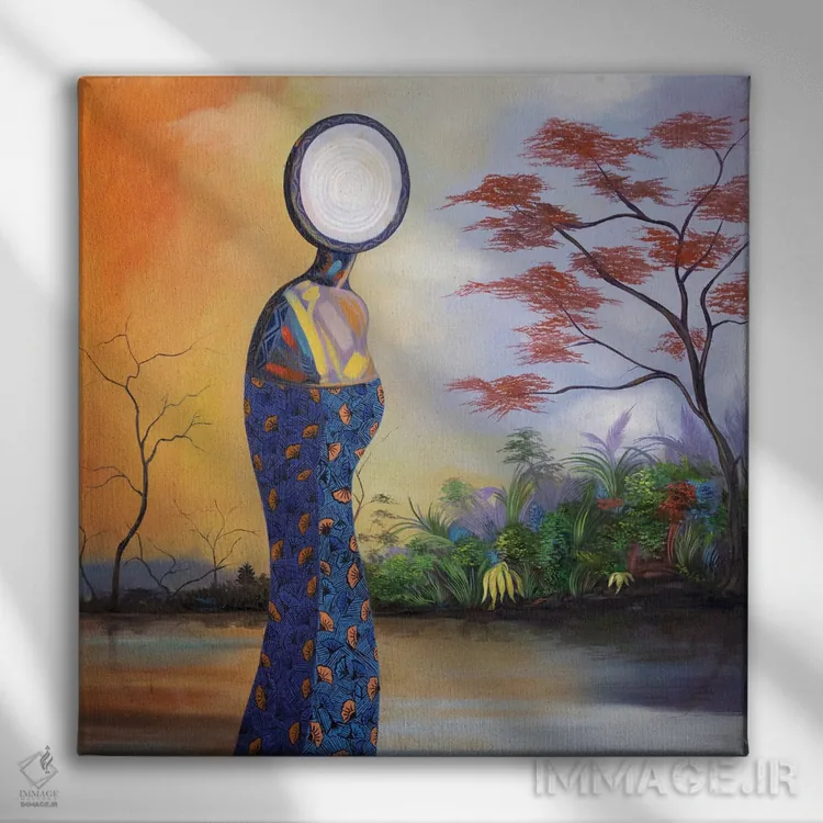 تابلو تداوم اثر آکینتایو آکینتوبی - نمای روبهرو روی دیوار