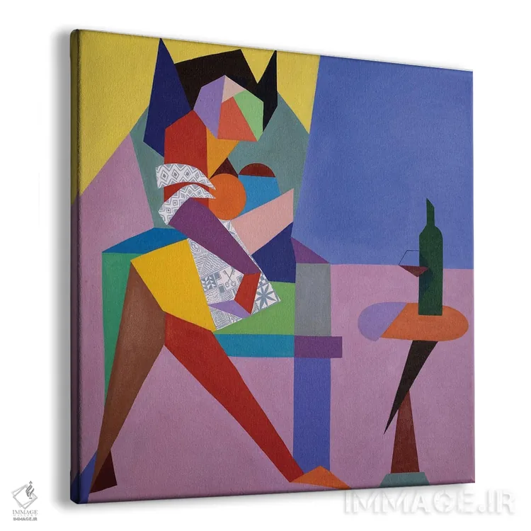 تابلو زن، زیبایی و شخصیت اثر آکینتایو آکینتوبی - نمای پرسپکتیو محصول