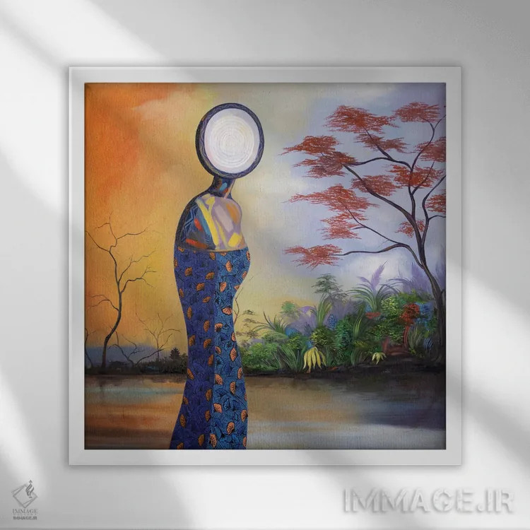 تابلو تداوم اثر آکینتایو آکینتوبی - نمای قابدار سفید