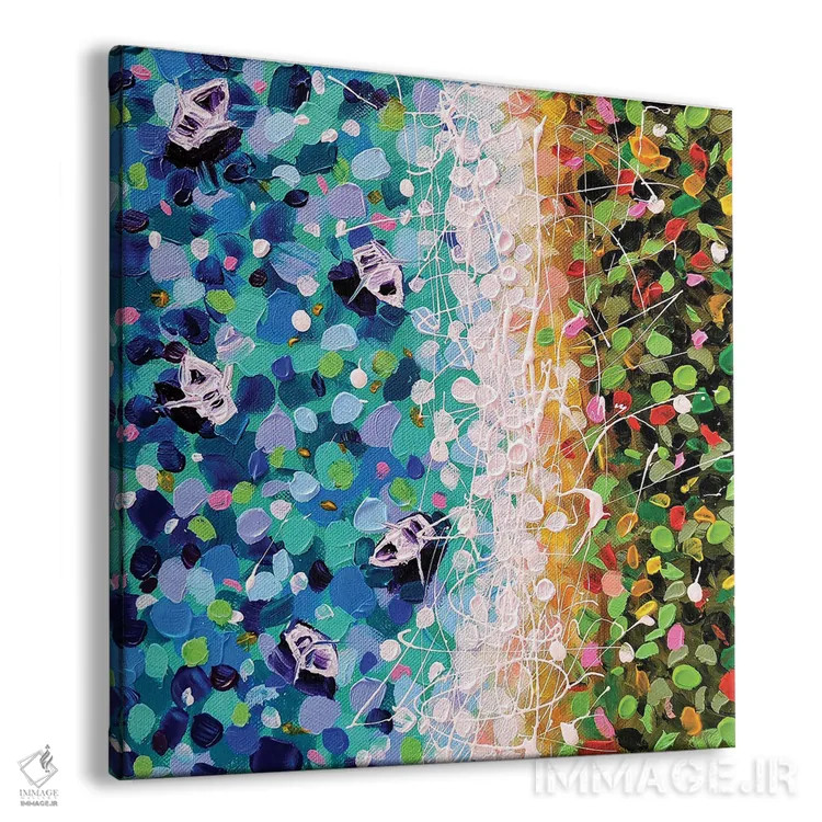 تابلو حس تابستانی ۱ اثر آلیاکساندرا تسسارسکایا - نمای پرسپکتیو محصول