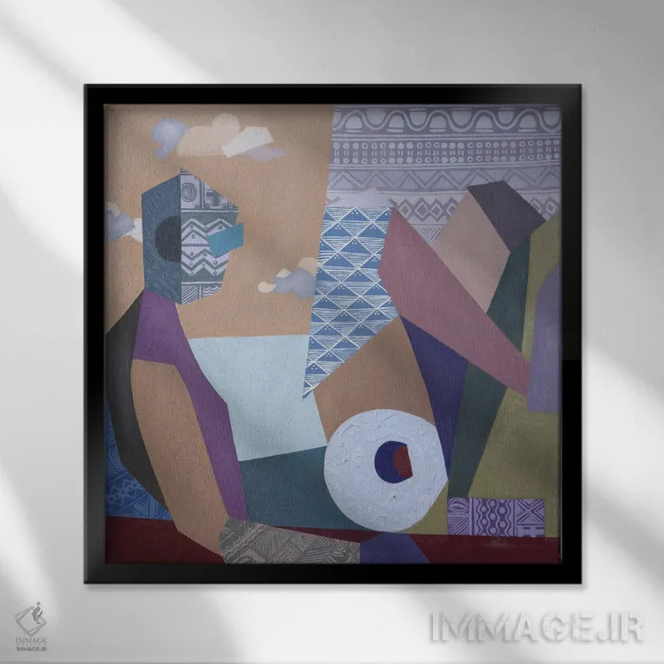 تابلو بدون عنوان III اثر آکینتایو آکینتوبی - نمای قابدار مشکی