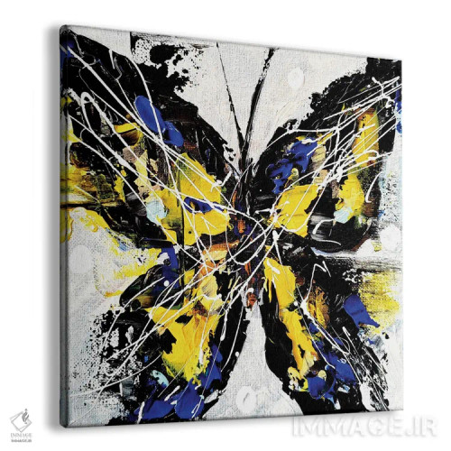 تابلو زندگی پروانه ۴ اثر آلیاکساندرا تسسارسکایا - نمای پرسپکتیو محصول