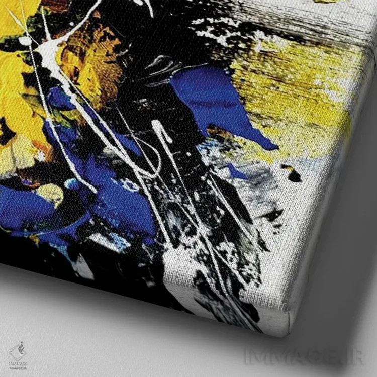 تابلو زندگی پروانه ۴ اثر آلیاکساندرا تسسارسکایا - نمای نزدیک بافت بوم